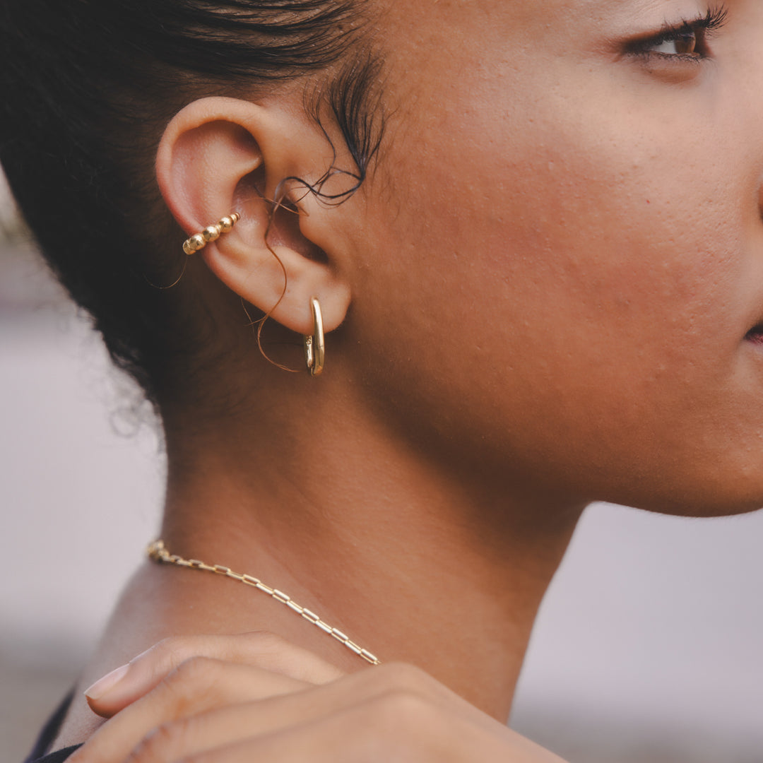 Mini Ball Hoop Ear cuff