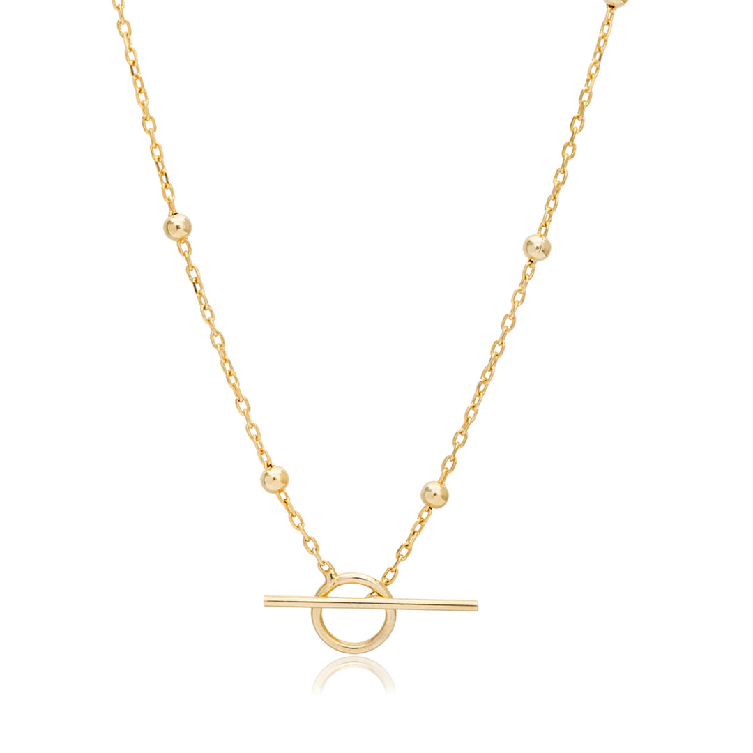 Alodie Circle Lock Necklace