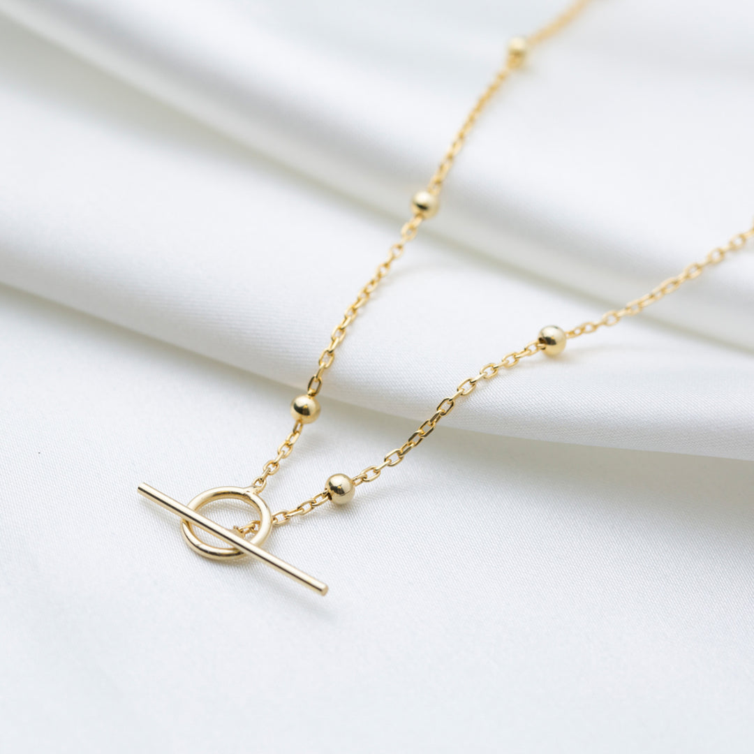 Alodie Circle Lock Necklace