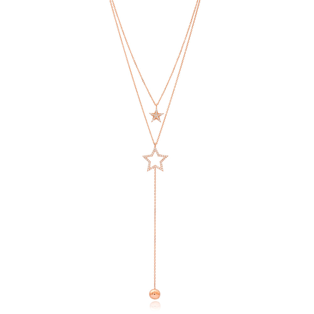 Estella Layered Stars Necklace - PoppyLush